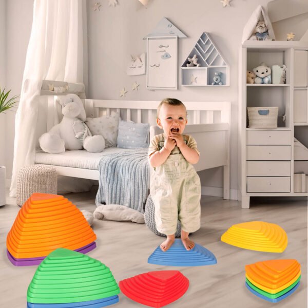 Balansavimo akmenys - sensorinis takelis (11 dalių)