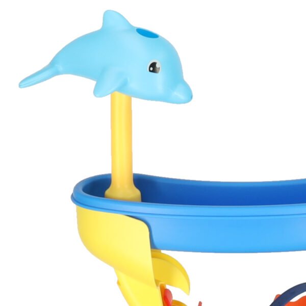 Vandens žaidimų staliukas su smėlio zona ir fontanu