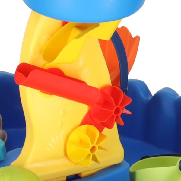 Vandens žaidimų staliukas su smėlio zona ir fontanu