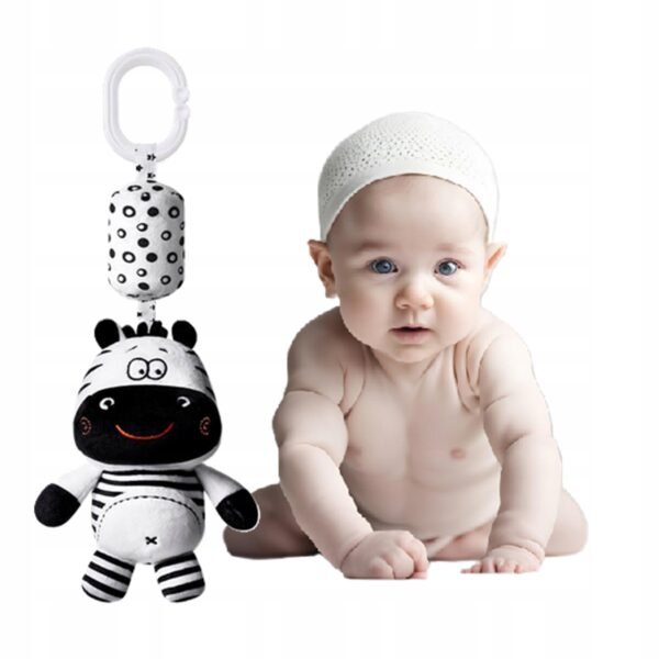 Kūdikio kontrastinis žaislas Zebriukas