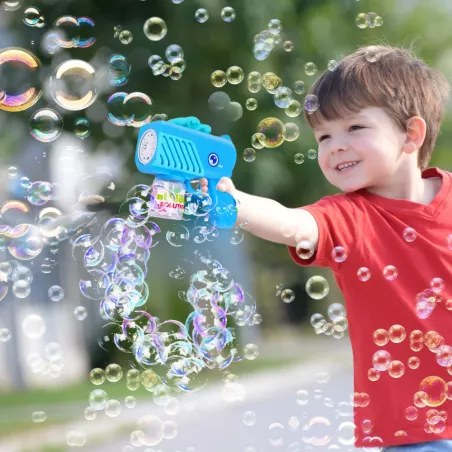 Muilo burbulų pistoletas Banginis su šviesos efektais