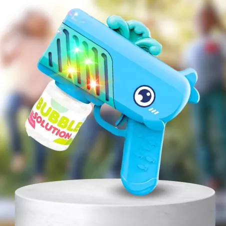 Muilo burbulų pistoletas Banginis su šviesos efektais