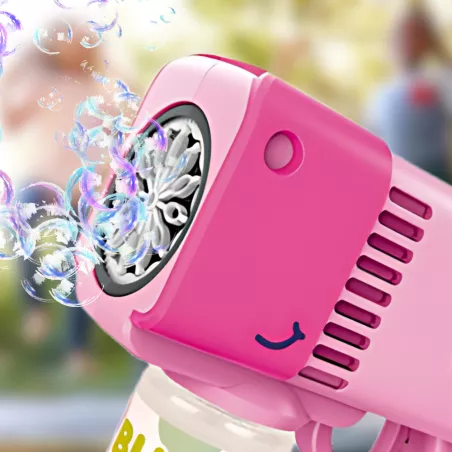 Muilo burbulų pistoletas Vienaragis su šviesos efektais