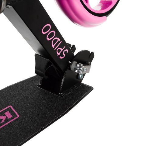 Sulankstomas paspirtukas vaikams (juodai rožinis)