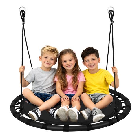 Sūpynės Gandro lizdas (juoda spalva)