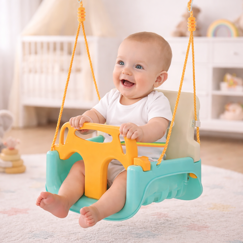 Sūpynės vaikams 3in1 (su mėtine spalva)