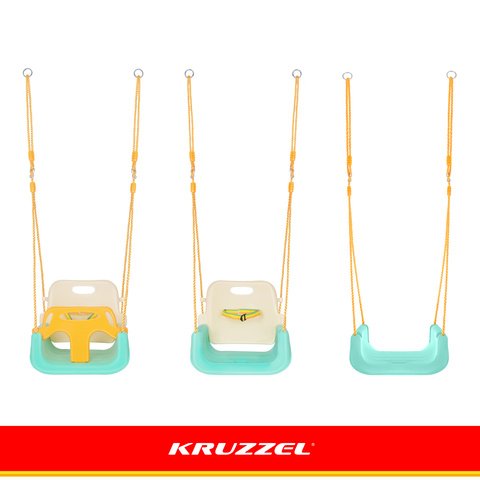 Sūpynės vaikams 3in1 (su mėtine spalva)