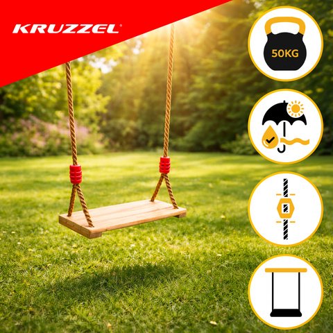 Vaikiškos medinės sūpynės