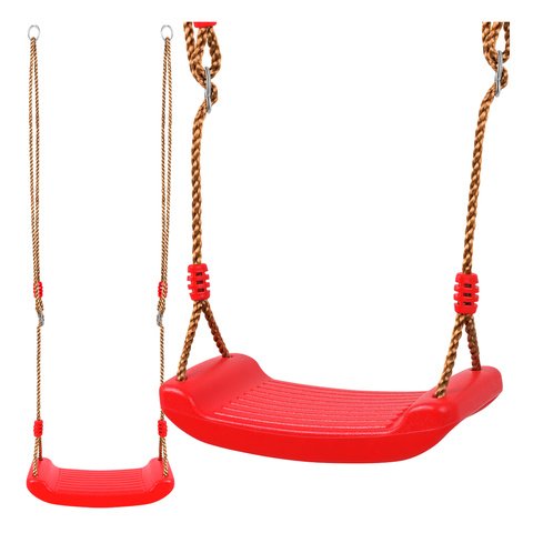 Vaikiškos platikinės sūpynės (raudonos spalvos)