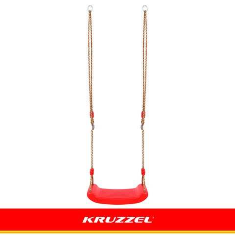 Vaikiškos platikinės sūpynės (raudonos spalvos)