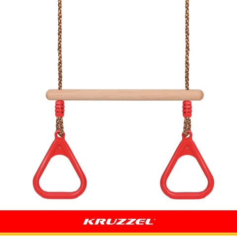 Vaikiškos sūpynės ir gimnastikos trapecija (2in1)