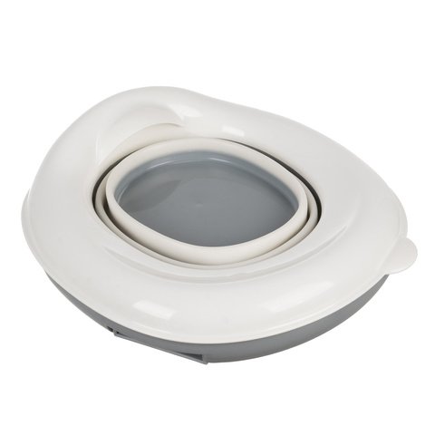 Sulankstomas naktipuodis (du viename, pilkos spalvos)