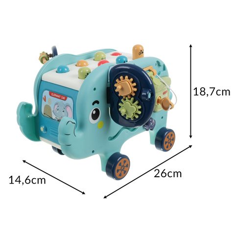 Daugiafunkcinis interaktyvus žaislas Dramblys