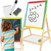 pol_pm_Tablica-drewniana-dwustronna-Kruzzel-23546-18026_13 Medinė magnetinė dvipusė piešimo lenta su priedais