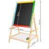 pol_pm_Tablica-drewniana-dwustronna-Kruzzel-23546-18026_14 Medinė magnetinė dvipusė piešimo lenta su priedais