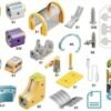 Magnetinis konstruktorius - lenktynių trasa su automobiliais, 127 dalys