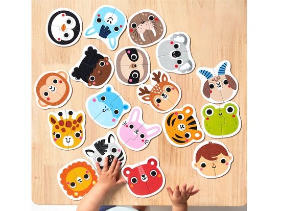 Pirmoji dėlionė Veidukai