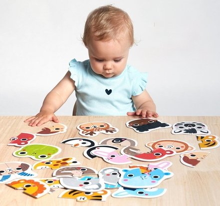 Pirmoji dėlionė Veidukai