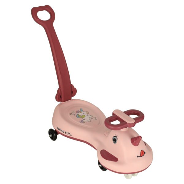 Jezdzik-grawitacyjny-LED-Swing-FIX-S1-skuter-z-raczka-rozowy-max-65kg-172792 Riedamobilis su rankena (A4 modelis)