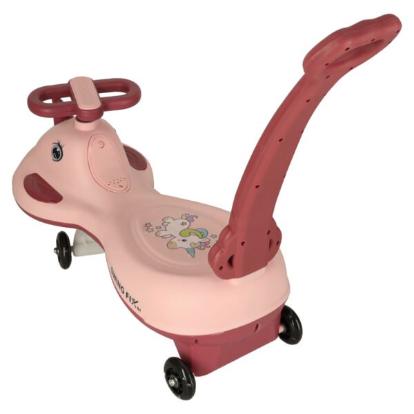Jezdzik-grawitacyjny-LED-Swing-FIX-S1-skuter-z-raczka-rozowy-max-65kg-172793 Riedamobilis su rankena (A4 modelis)