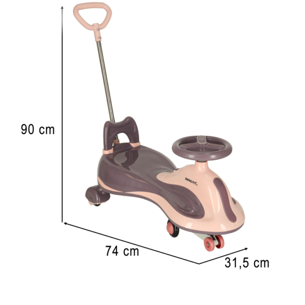 Riedamobilis su rankena (A1modelis)