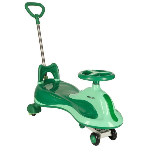 Jezdzik-grawitacyjny-LED-Swing-FIX-S2-skuter-z-raczka-zielony-max-100kg-172756 Riedamobilis su rankena (A3 modelis)