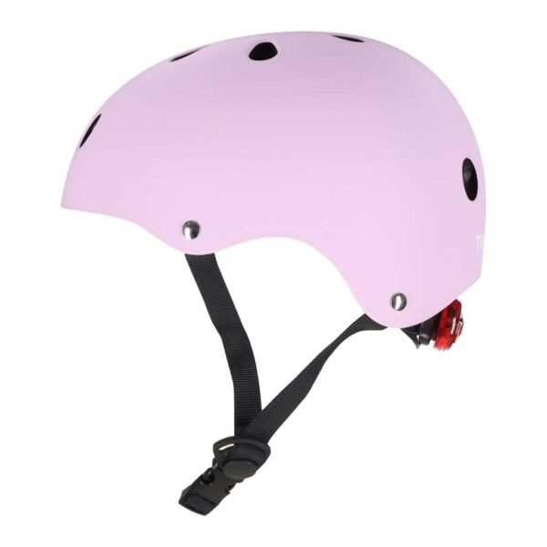 Kask-rowerowy-dla-dziecka-Trike-Fix-dzieciecy-regulowany-LED-M-55-58cm-fioletowy-184282 Vaikiškas dviračio šalmas su LED (violetinė spalva, M 55-58cm)