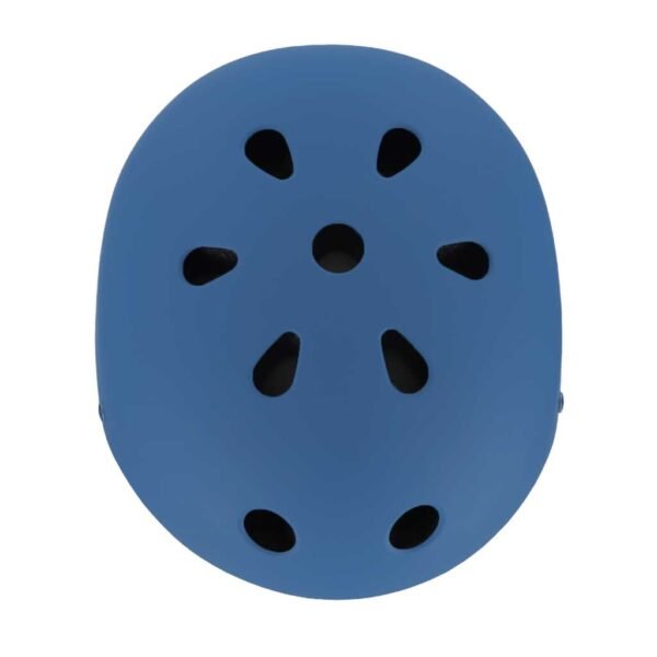 Vaikiškas dviračio šalmas su LED (tamsiai mėlyna spalva)