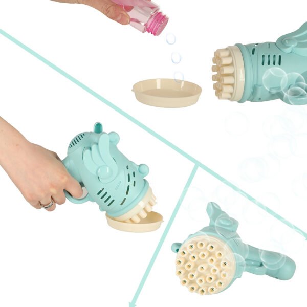 Muilo burbulų pistoletas su sparneliais (mėlynas)