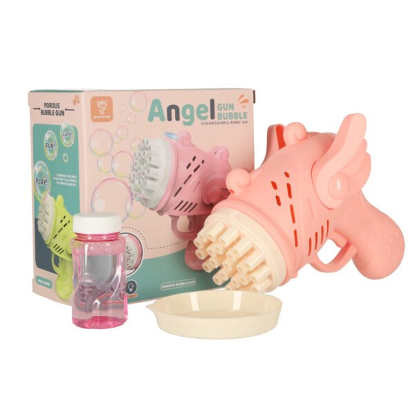 Muilo burbulų pistoletas su sparneliais (rožinis)