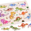 Medinė dėlionė su dinozaurais (11 dalių)