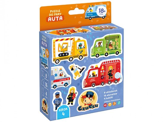 Edukacinė dėlionė mažiesiems Transporto priemonės