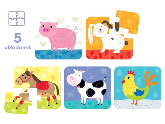 Dėlionė ,,Dėlioju gyvūnėlius"