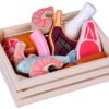 pol_pm_Drewniana-SKRZYNKA-Z-WEDLINAMI-zestaw-zabawkowych-mies-dla-dzieci-ZA5942-22693_3 Medinė mėsos produktų dėžė – kūrybiškam žaidimui virtuvėje