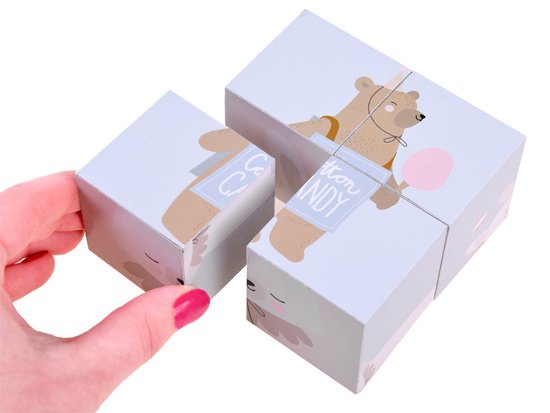 Medinė kaladėlių dėlionė