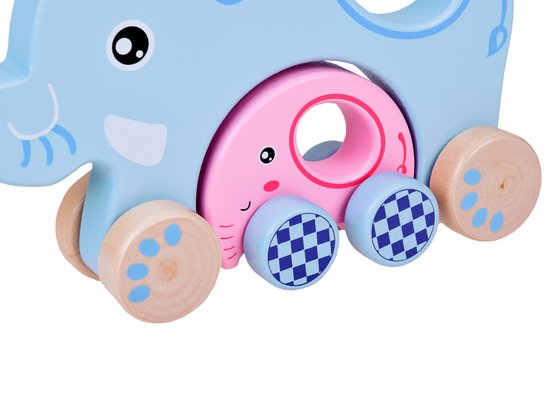 Medinis tempiamas drambliukas 2in1