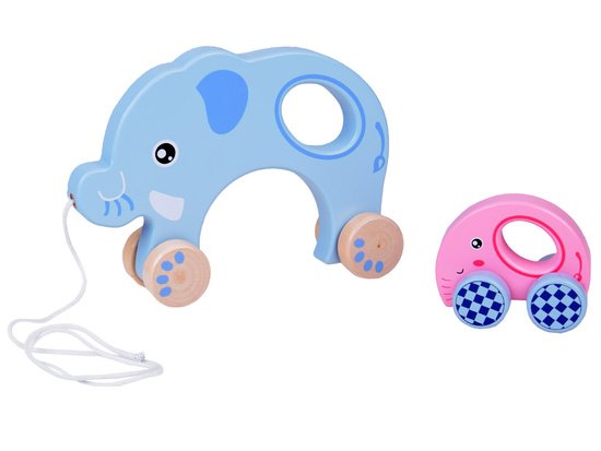 Medinis tempiamas drambliukas 2in1