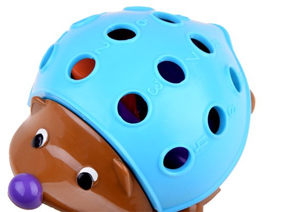 Edukacinis ežiukas su spalvotais spygliukais