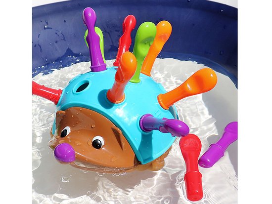 Edukacinis ežiukas su spalvotais spygliukais