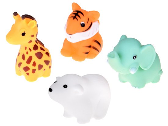 Spalvotų gyvūnėlių rinkinys maudynėms