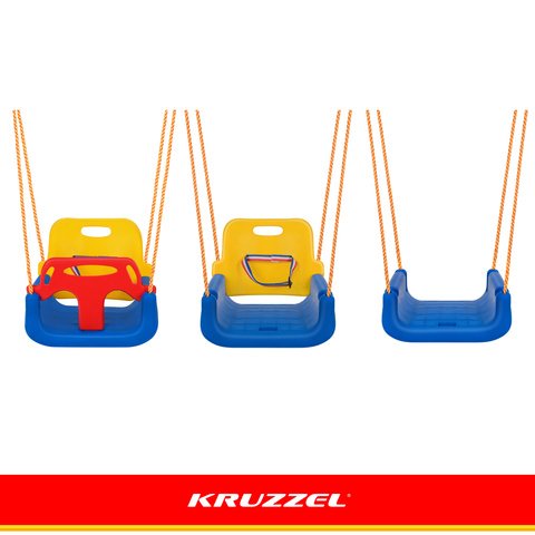 Sūpynės vaikams 3in1 (su mėlyna spalva)