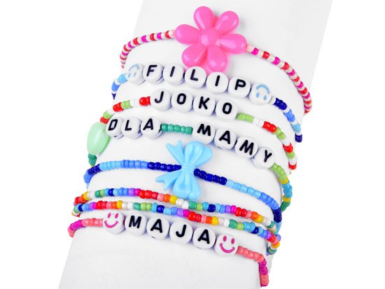 Kūrybiškas karoliukų rinkinys