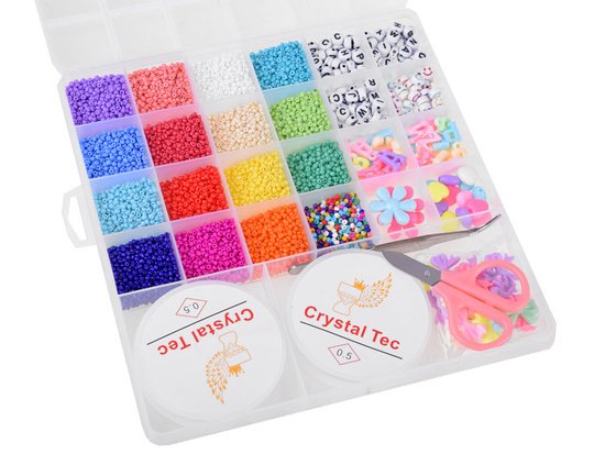 Kūrybiškas karoliukų rinkinys