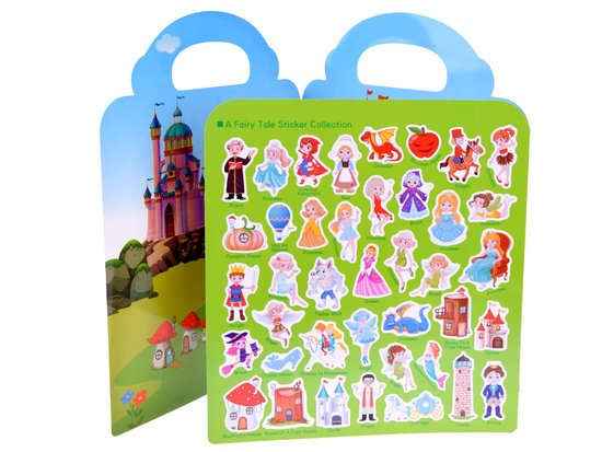 Lipdukų knygutė vaikams Princesių pasaulis