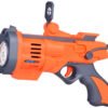 Muilo burbulų šautuvas su akumuliatoriumi (oranžinis)