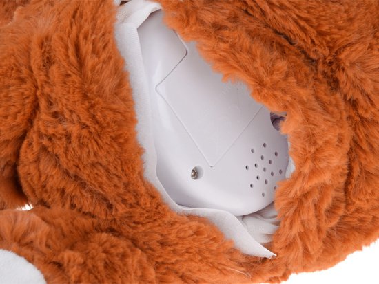 Pliušinis meškiukas su projektoriumi