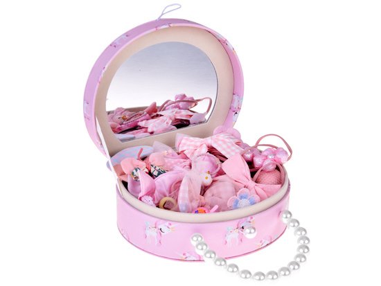 Stilinga papuošalų dėžutė su veidrodėliu