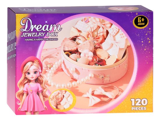 Stilinga papuošalų dėžutė su veidrodėliu