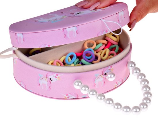 Stilinga papuošalų dėžutė su veidrodėliu