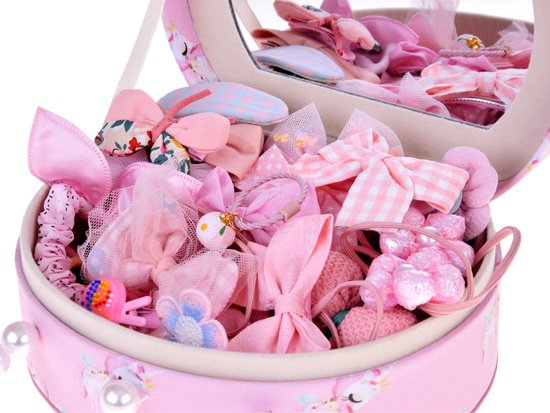 Stilinga papuošalų dėžutė su veidrodėliu